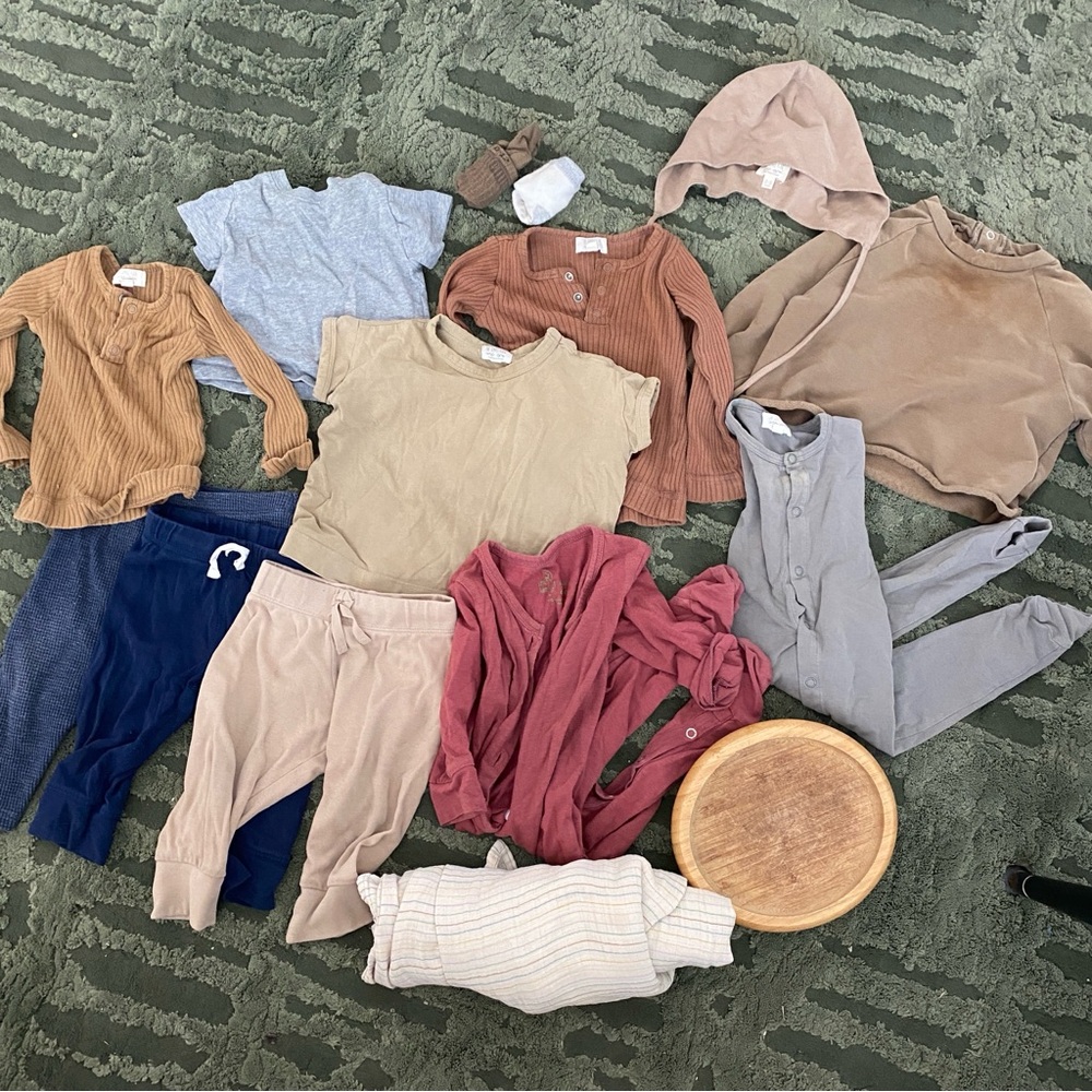 THE SIMPLE FOLK | year 1 neutral 15-piece baby bundle